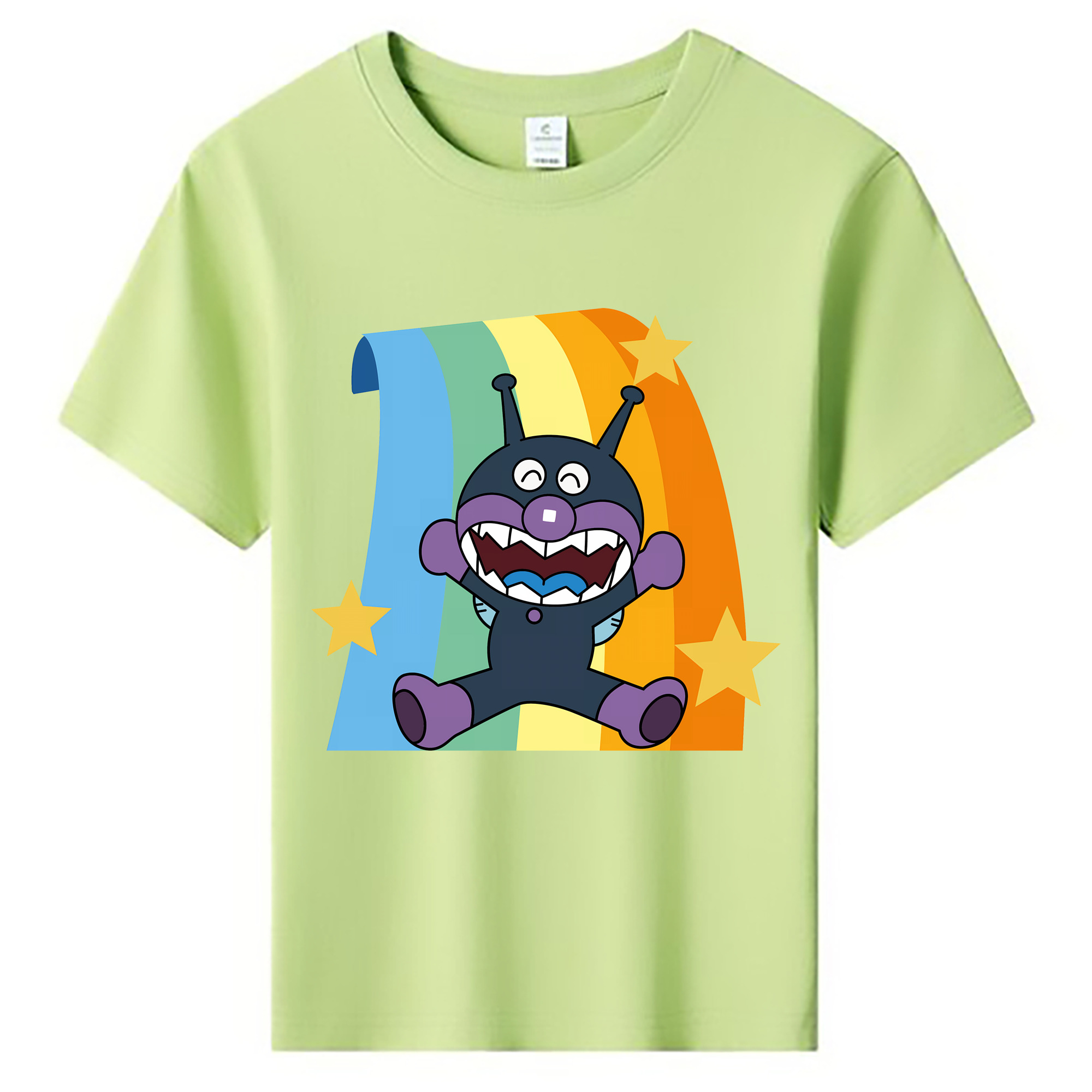（画像用） アンパンマン Anpanman 綿100％キッズTシャツ（フロントプリント）